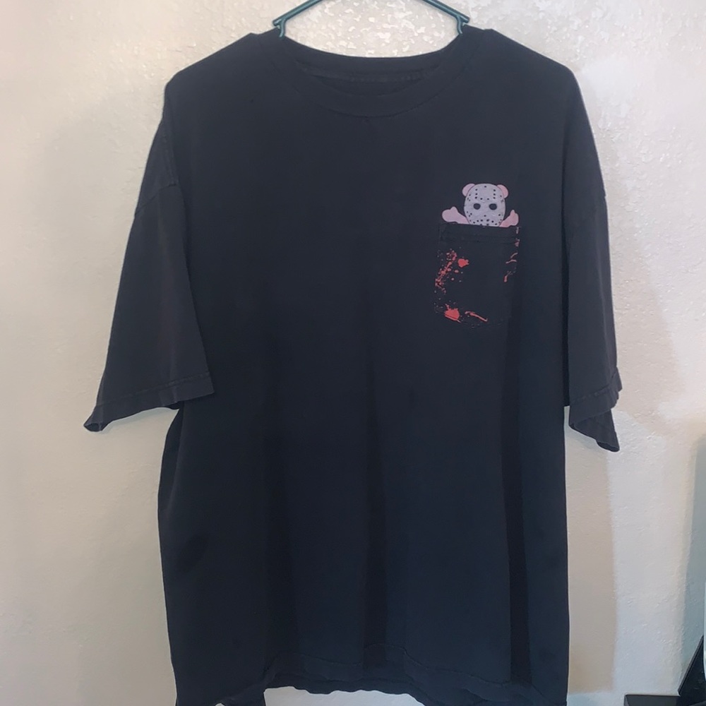 Grizzly grip tape Jason mask pocket tee